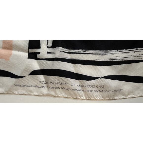 Jacqueline Kennedy Gowns Silk Scarf Echo Large Ltd Ed The White House Years - Picture 2 of 14